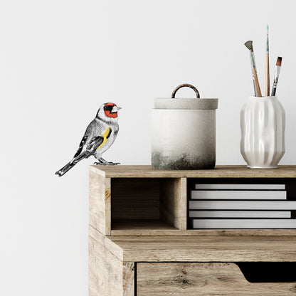 Goldfinch And Red Robin Wall Sticker Set